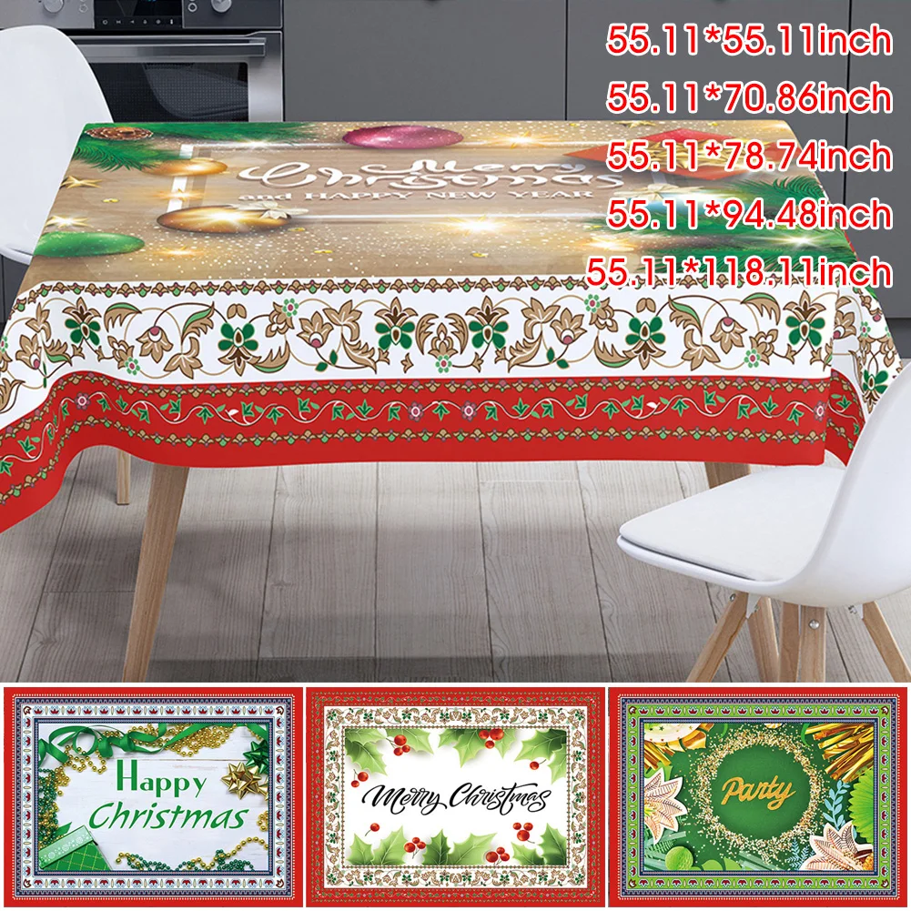 Christmas Decoration Tablecloth Christmas Pattern Table Cover Table Cover Waterproof Square Polyester Cloth Wedding Decoration
Christmas Decoration Tablecloth Christmas Pattern Table Cover Table Cover Waterproof Square Polyester Cloth Wedding Decoration