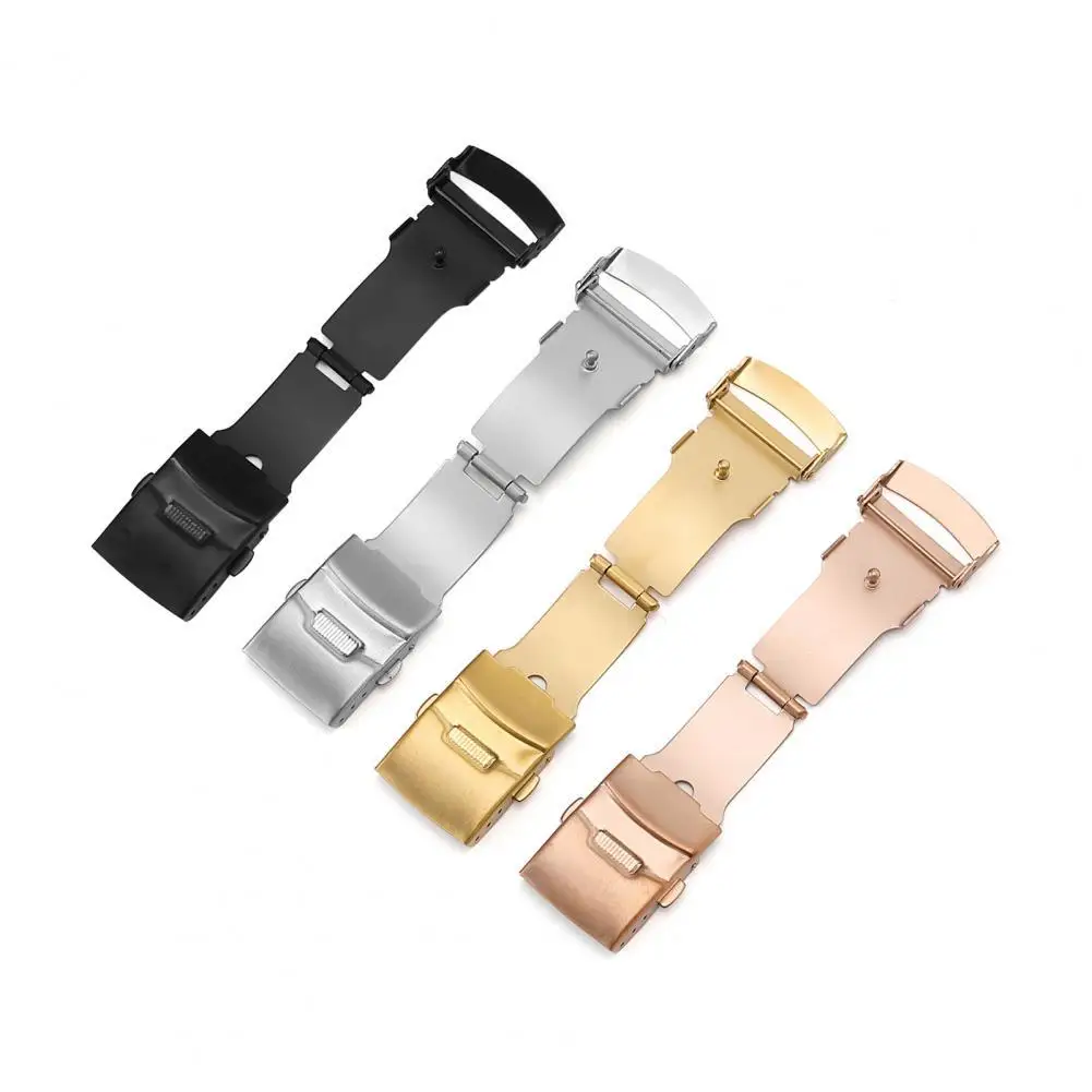 16mm/18mm/20mm/22mm Watch Buckle Universal Double Press Stainless Steel Watch Safety Folding Clasp Watch Accessories
16mm/18mm/20mm/22mm Watch Buckle Universal Double Press Stainless Steel Watch Safety Folding Clasp Watch Accessories