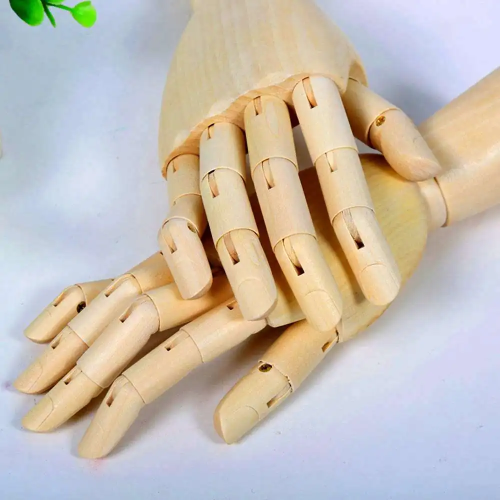 8Inch Wooden Hand Model Full Solid Wood Joint Hand Wooden Hand Manga Tool New 
8Inch Wooden Hand Model Full Solid Wood Joint Hand Wooden Hand Manga Tool New