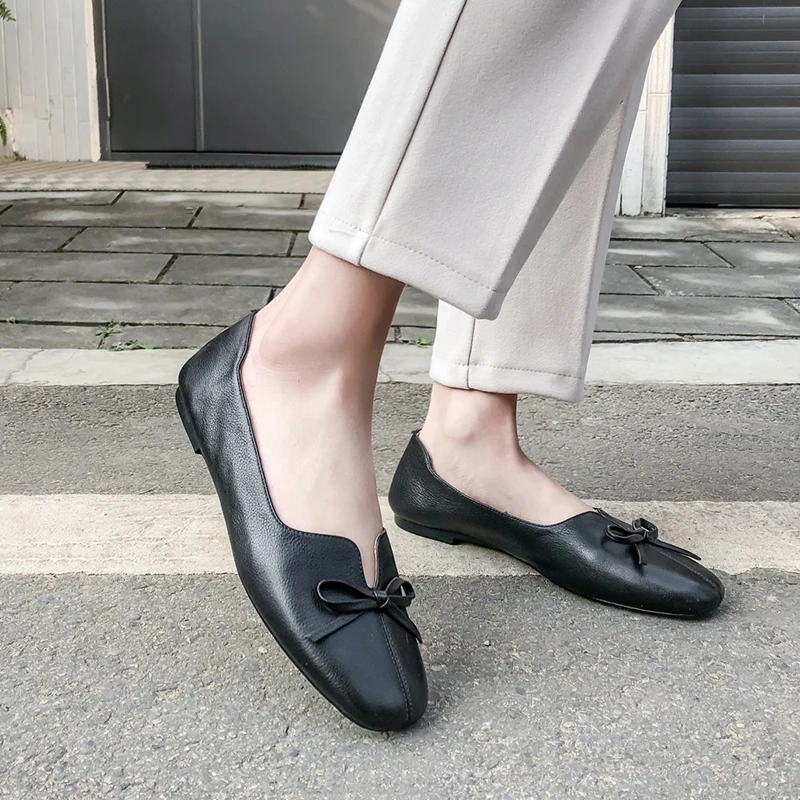 Women's genuine leather slip-on ballerians soft comfortable ballet flats leisure espadrilles bowtie casual daily moccasins shoes
Women's genuine leather slip-on ballerians soft comfortable ballet flats leisure espadrilles bowtie casual daily moccasins shoes