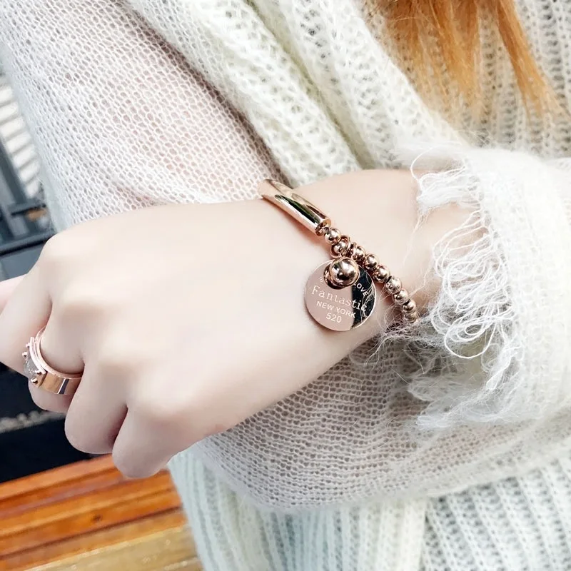 Women's Bracelet Fashion Women's 2018 Korean Simple Student Personality Wild Harajuku Trend Net Red Titanium Steel Bracelet
Women's Bracelet Fashion Women's 2018 Korean Simple Student Personality Wild Harajuku Trend Net Red Titanium Steel Bracelet