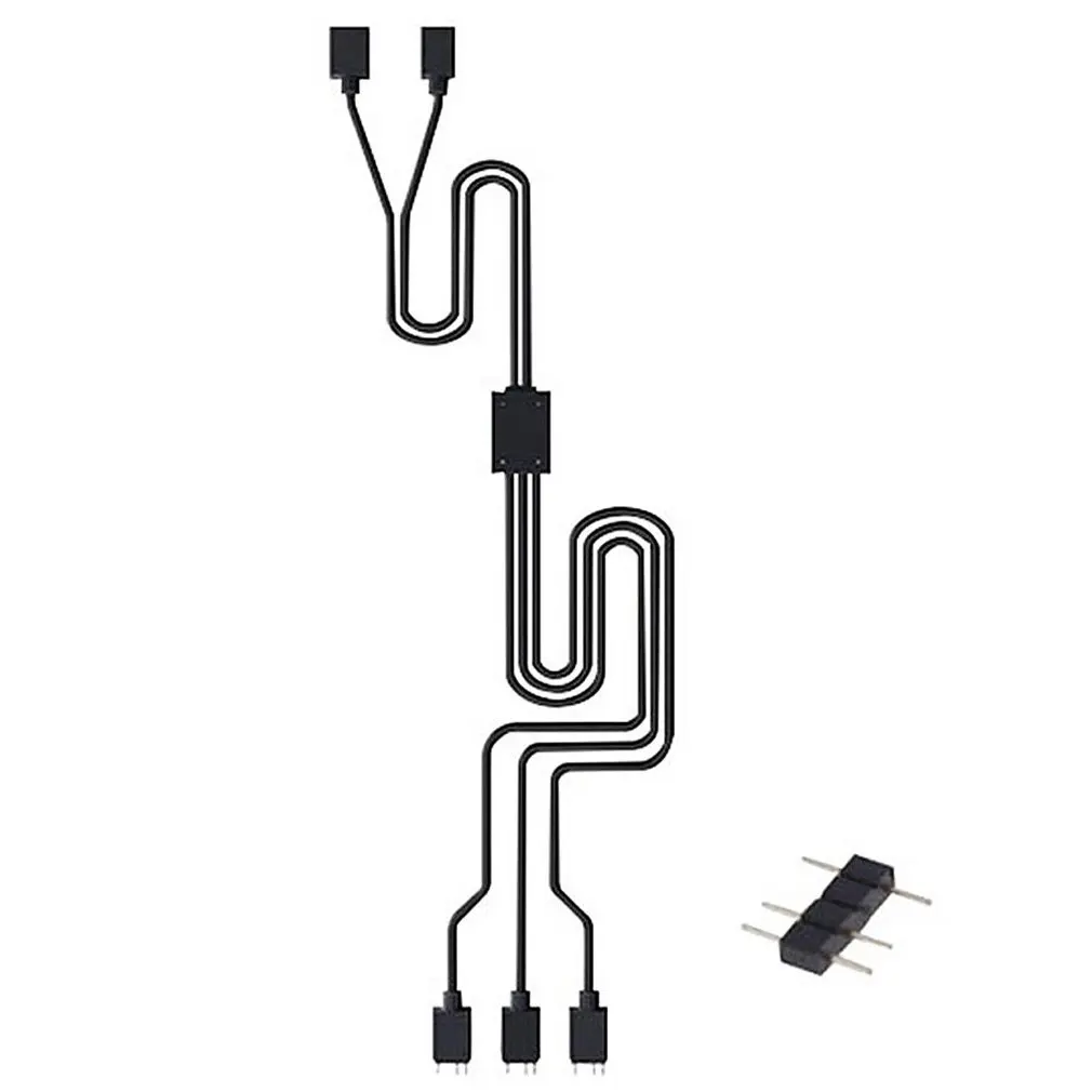 5-24V 3 Pin RGB Connector 1 To 5/ 3 pin Wire Splitter Extension Cable for Computer Fan Motherboard AURA RGB LED Tape Light
5-24V 3 Pin RGB Connector 1 To 5/ 3 pin Wire Splitter Extension Cable for Computer Fan Motherboard AURA RGB LED Tape Light