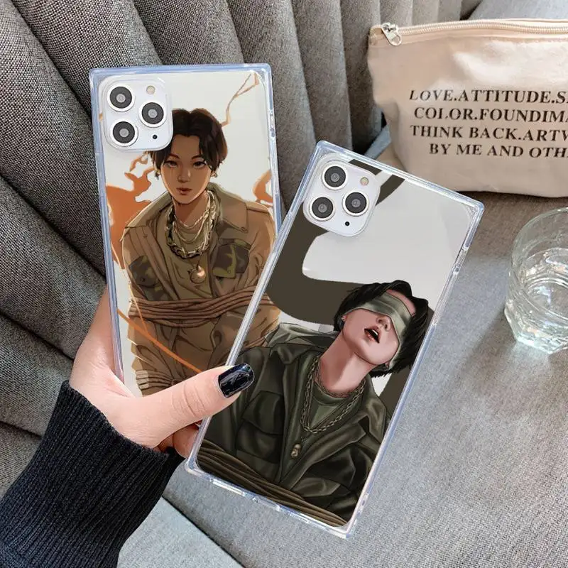 Agust D suga Phone Case For iPhone 12 11 8 7 se 2020 mini pro X XS XR MAX Plus Square Transparent Cover
Agust D suga Phone Case For iPhone 12 11 8 7 se 2020 mini pro X XS XR MAX Plus Square Transparent Cover