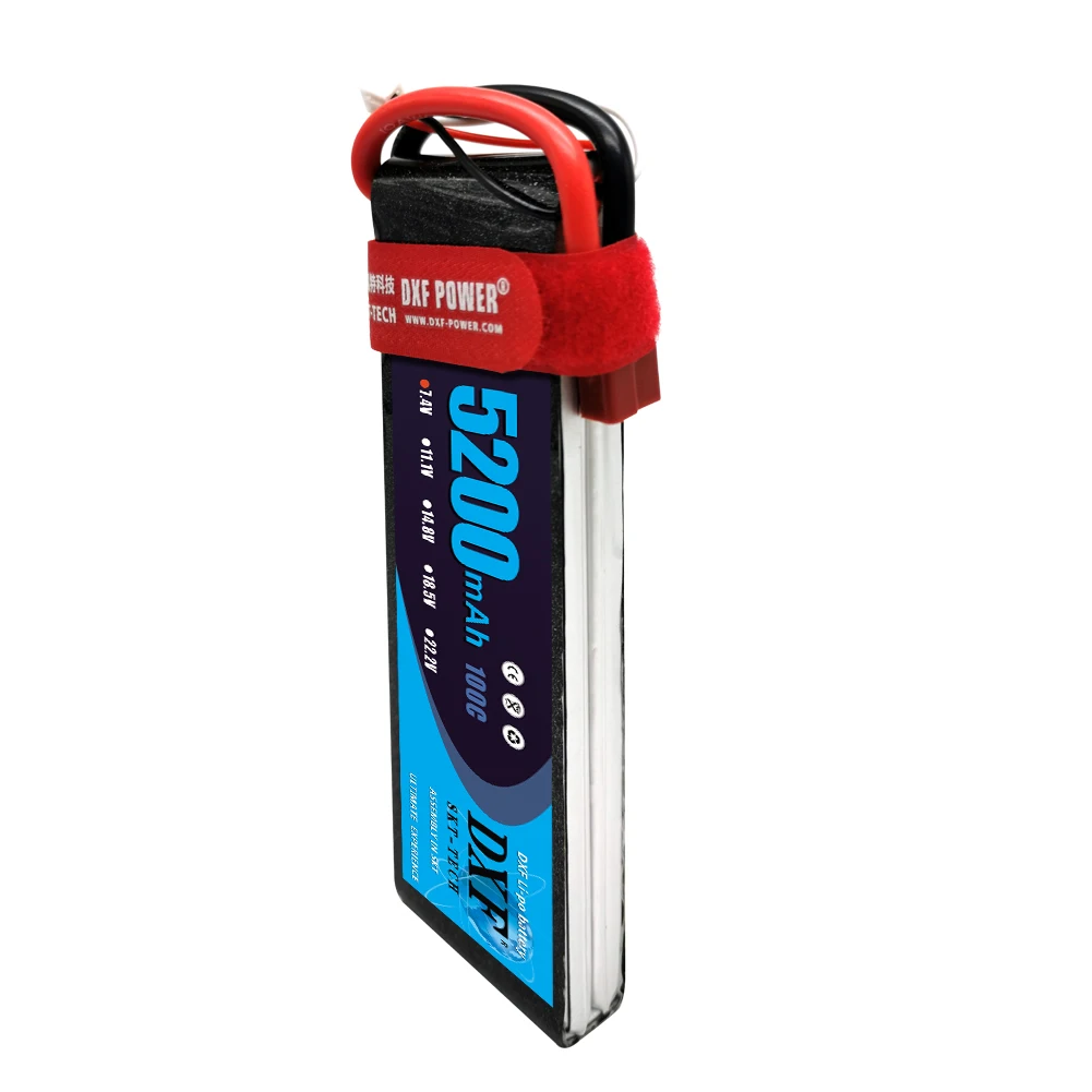 Аккумулятор lipo 2020 DXF 2 шт. батарея 2S 7 4 В 5200 мАч 100C Max 200C для игрушек и хобби