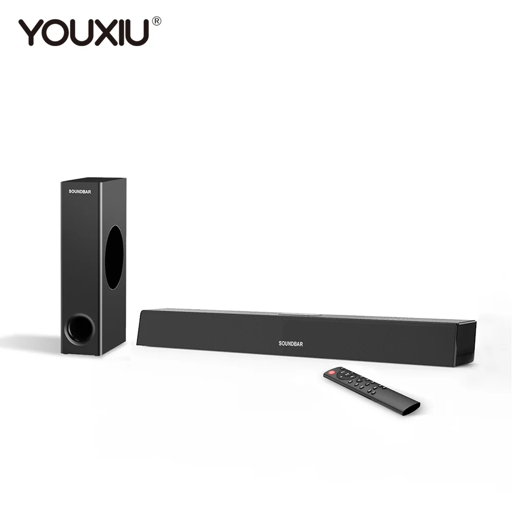 YOUXIU 150W Home TV Theater Soundbar Sound System with Subwoofer Super Bass Bluetooth Speaker for TV Support Optical AUX Coaxial
YOUXIU 150W Home TV Theater Soundbar Sound System with Subwoofer Super Bass Bluetooth Speaker for TV Support Optical AUX Coaxial