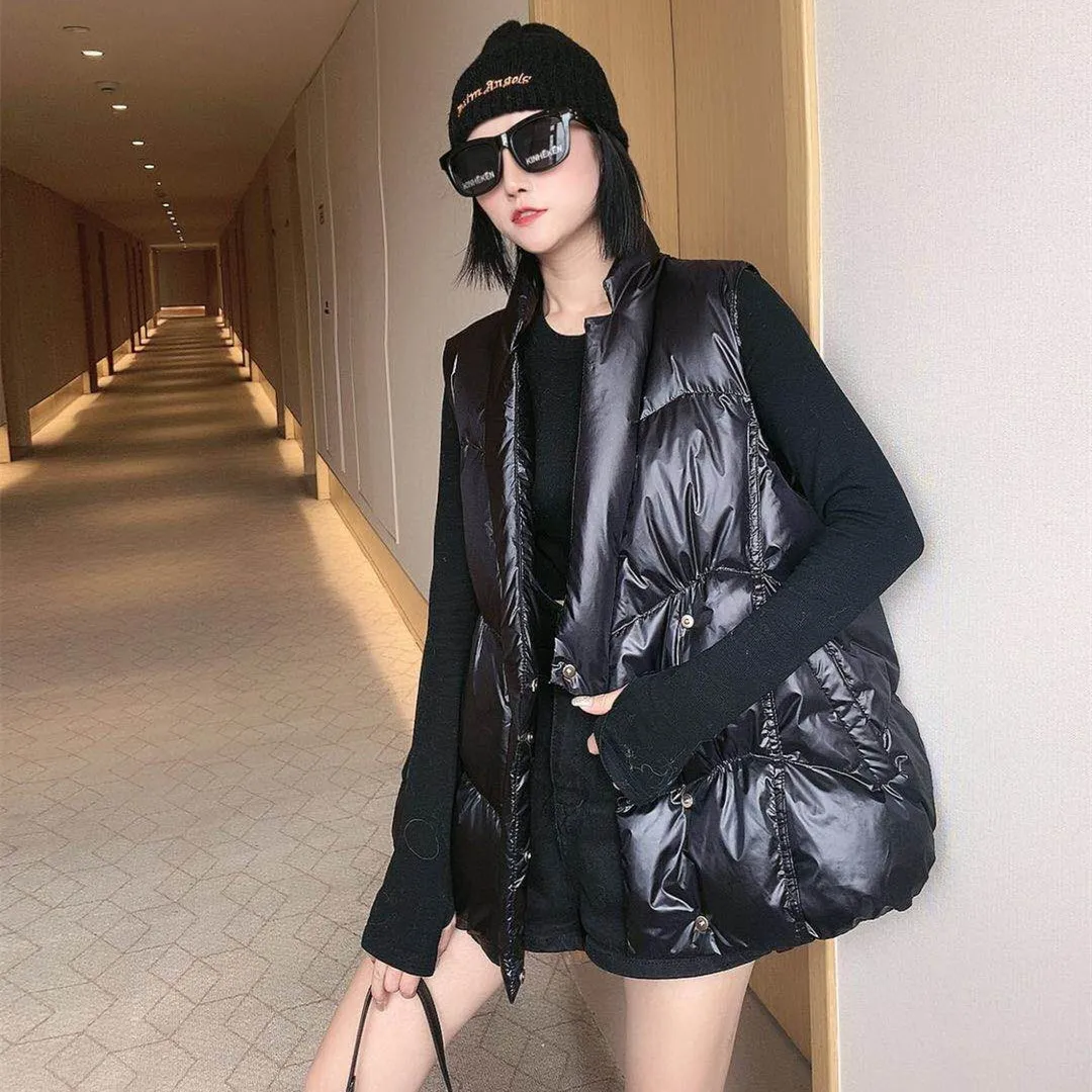 Han edition fashion loose black thin down vest in 2020 the new vest vest qiu dong tank top western style
Han edition fashion loose black thin down vest in 2020 the new vest vest qiu dong tank top western style