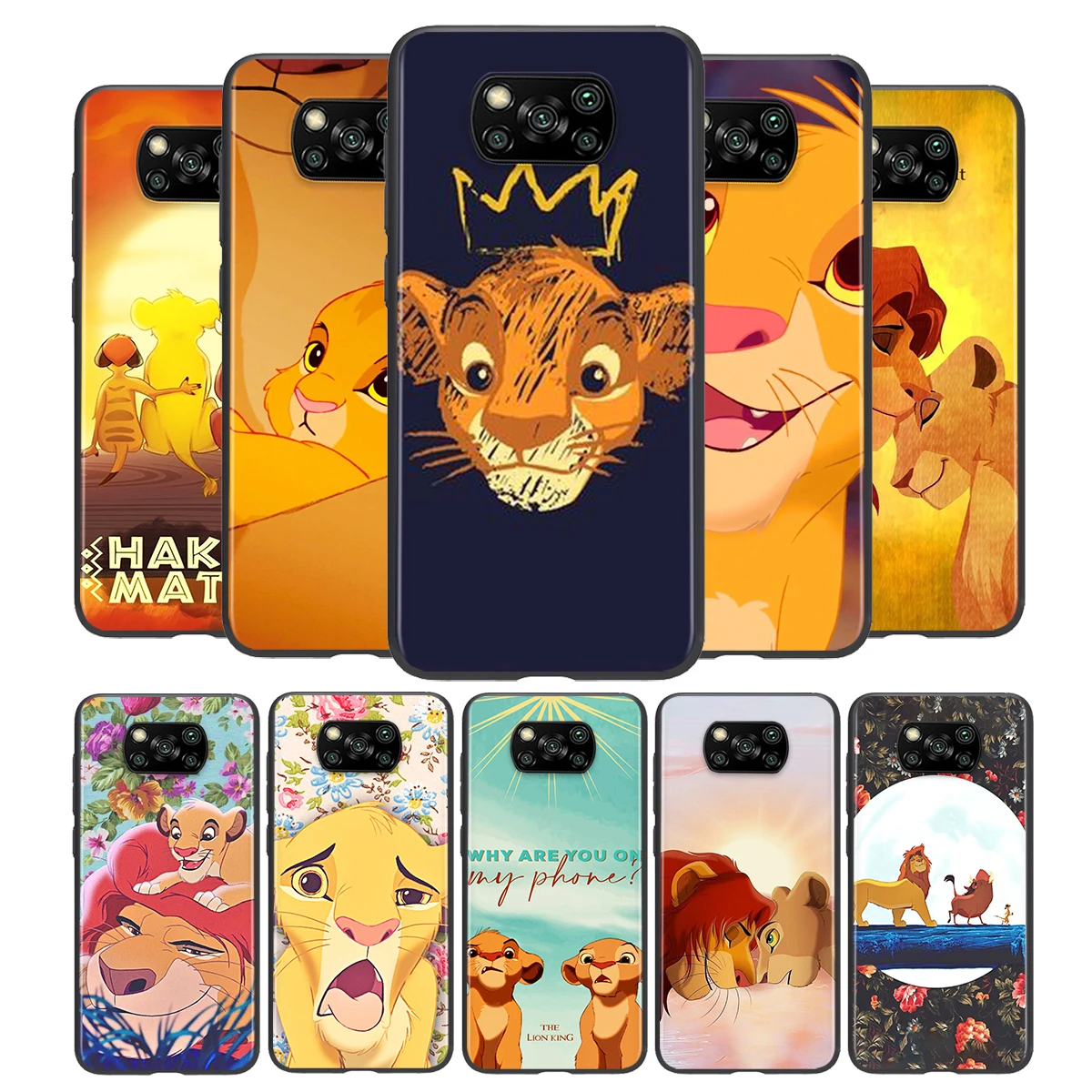 For Xiaomi Civi Play Mix 3 A2 A1 6X 5X Poco X3 NFC F3 GT M3 M2 X2 F2 Pro C3 F1 Soft The lion king Black Phone Case
For Xiaomi Civi Play Mix 3 A2 A1 6X 5X Poco X3 NFC F3 GT M3 M2 X2 F2 Pro C3 F1 Soft The lion king Black Phone Case