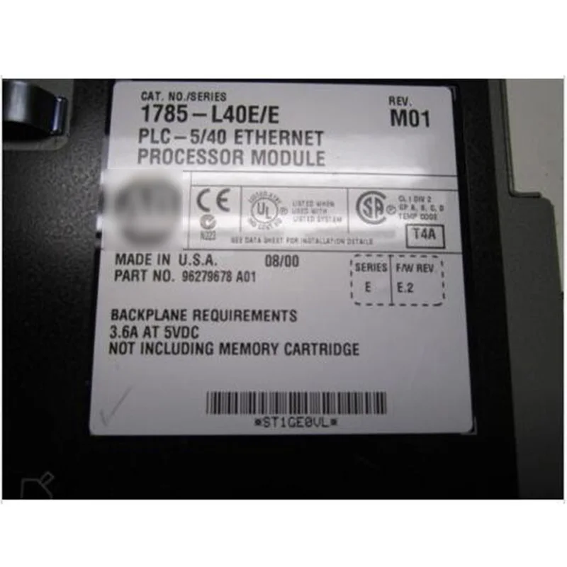 1785-L40E/E Φ/40 модуль процессора Ethernet, б/у, в хорошем состоянии, с свободной идентификацией/Φ