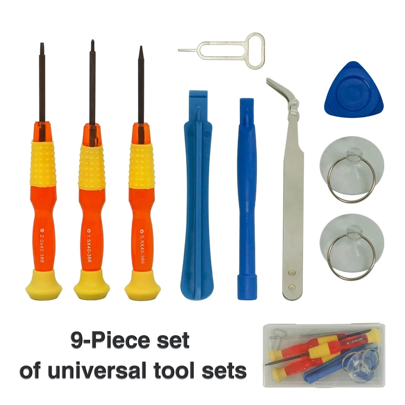 9 in 1 Universal bga tool for repair iphone Metal Pry Bar Mobile Phone Disassemble Tools Kit with tool box
9 in 1 Universal bga tool for repair iphone Metal Pry Bar Mobile Phone Disassemble Tools Kit with tool box