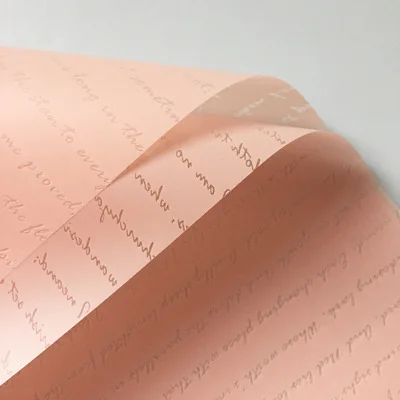 20pcs Plastic Waterproof Flower Wrapping Paper English Letters Flower Packaging Craft Papers Gift Wrapping Supply Mother's Day
20pcs Plastic Waterproof Flower Wrapping Paper English Letters Flower Packaging Craft Papers Gift Wrapping Supply Mother's Day