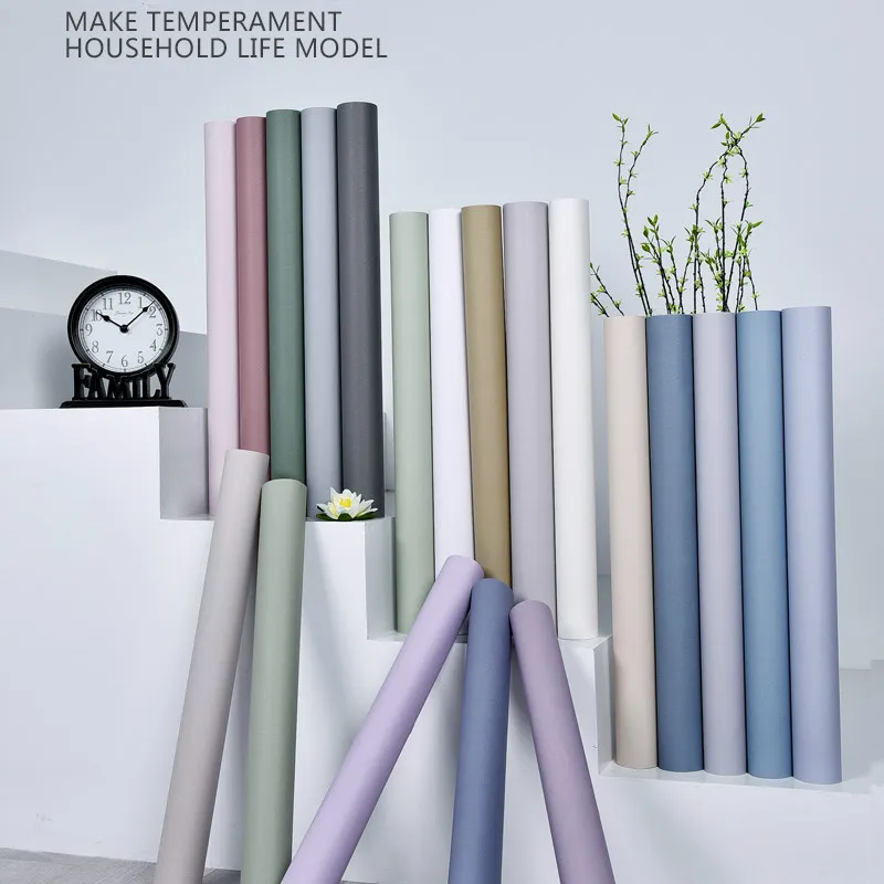 Morandi Color Bedroom Wallpaper Solid Color PVC Waterproof Self Adhesive Vinyl Contact Paper Wardrobe Decorative Wall Stickers
Morandi Color Bedroom Wallpaper Solid Color PVC Waterproof Self Adhesive Vinyl Contact Paper Wardrobe Decorative Wall Stickers