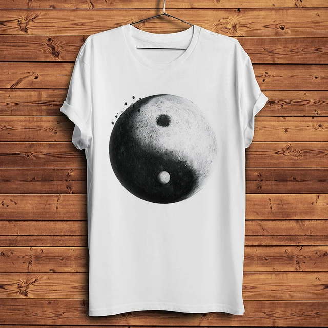 Yin Yang Taiji Dark and bright Moon funny tshirt Men summer new White Casual short sleeve T Shirt Unisex geek streetwear tee
Yin Yang Taiji Dark and bright Moon funny tshirt Men summer new White Casual short sleeve T Shirt Unisex geek streetwear tee