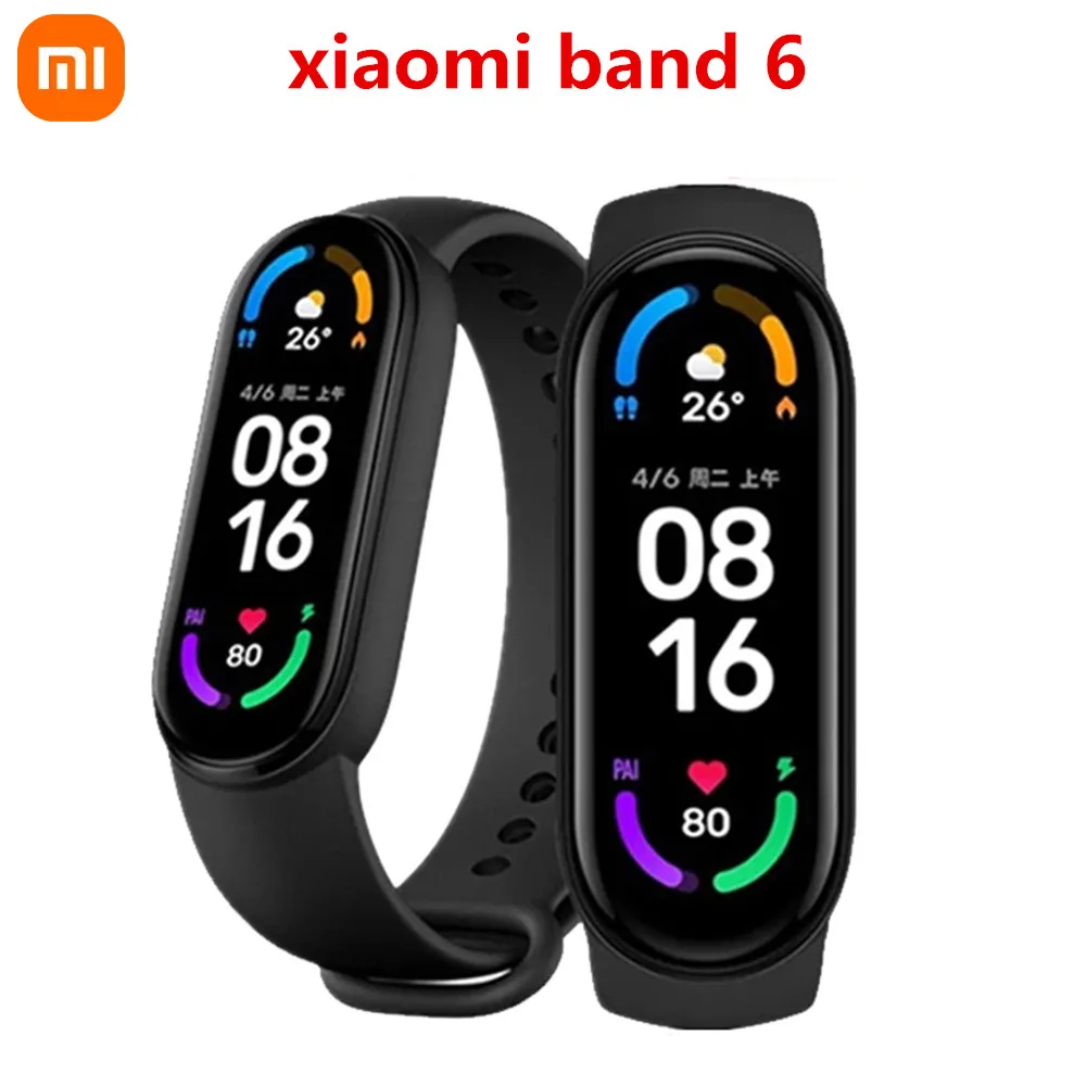 Смарт-браслет Xiaomi Mi Band 6, водонепроницаемый фитнес-трекер, 5 цветов, AMOLED экран
Смарт-браслет Xiaomi Mi Band 6, водонепроницаемый фитнес-трекер, 5 цветов, AMOLED экран