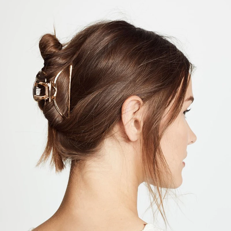 Women Girls Geometric Hair Claw Clamps Hair Crab Moon Shape Hair Clip Claws Solid Color Decoration Accessories Hairpin
Women Girls Geometric Hair Claw Clamps Hair Crab Moon Shape Hair Clip Claws Solid Color Decoration Accessories Hairpin