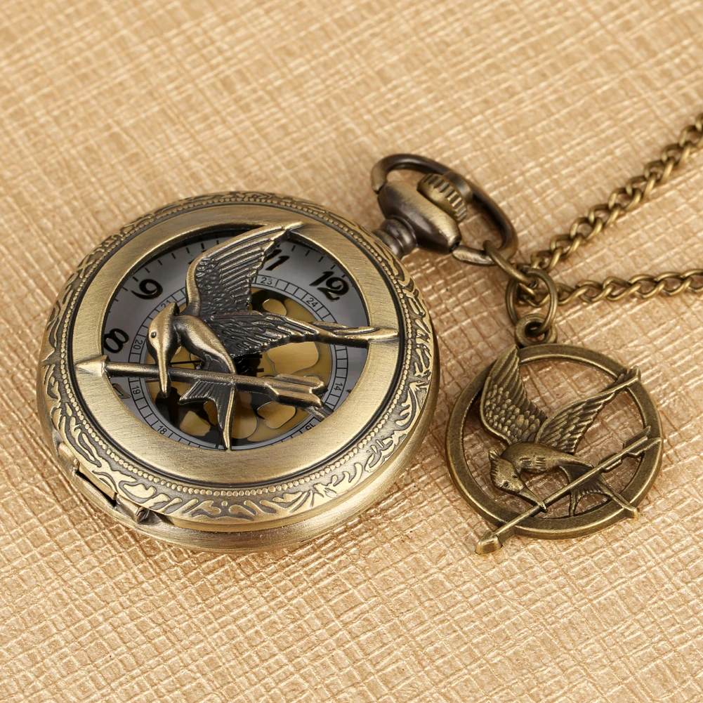 Classic Pocket Watch Quartz Mocking Bird Hollow Steampunk Necklace Chain Pendant Watches Gifts for Men Women reloj de bolsillo
Classic Pocket Watch Quartz Mocking Bird Hollow Steampunk Necklace Chain Pendant Watches Gifts for Men Women reloj de bolsillo