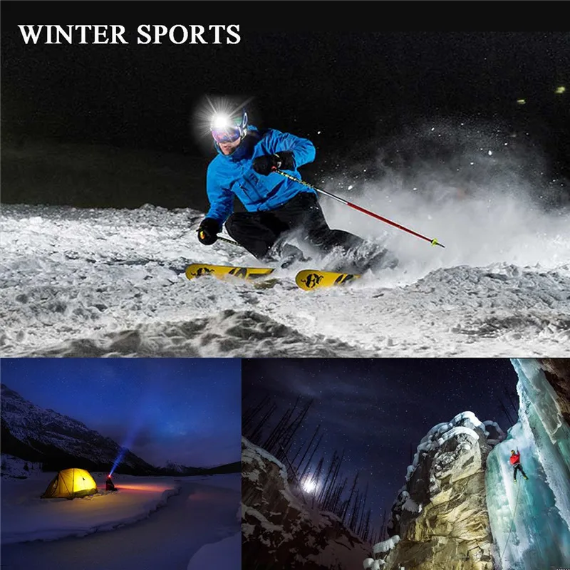 50000LM Powerful LED Headlight Sensor Head Light USB Rechargeable Headlamp Head Torch Waterproof for Camping Hiking
50000LM Powerful LED Headlight Sensor Head Light USB Rechargeable Headlamp Head Torch Waterproof for Camping Hiking