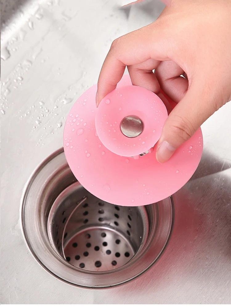 Kitchen Push Deodorant Closed Silica Home Gel Floor Drain Bathroom Bounce Anti-Clogging Plastic Sink Filter Element Household
Kitchen Push Deodorant Closed Silica Home Gel Floor Drain Bathroom Bounce Anti-Clogging Plastic Sink Filter Element Household