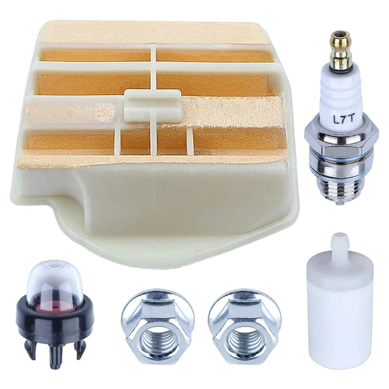 Chainsaw Air Filter Tune Up Kit For Husqvarnas 445 450 Rancher 450 e II 445E II with Fuel Filter Spark Plug Primer Bulb Bar Nut
Chainsaw Air Filter Tune Up Kit For Husqvarnas 445 450 Rancher 450 e II 445E II with Fuel Filter Spark Plug Primer Bulb Bar Nut