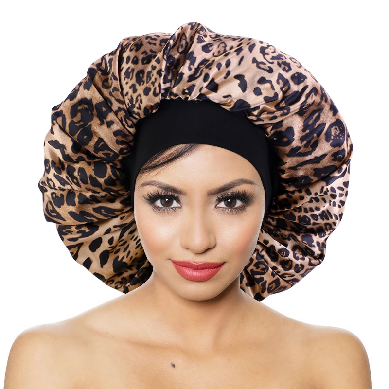 Extra large print satin double layer satin bonnet with premium elastic band ladies turban fabric hair accessories hair care
Extra large print satin double layer satin bonnet with premium elastic band ladies turban fabric hair accessories hair care