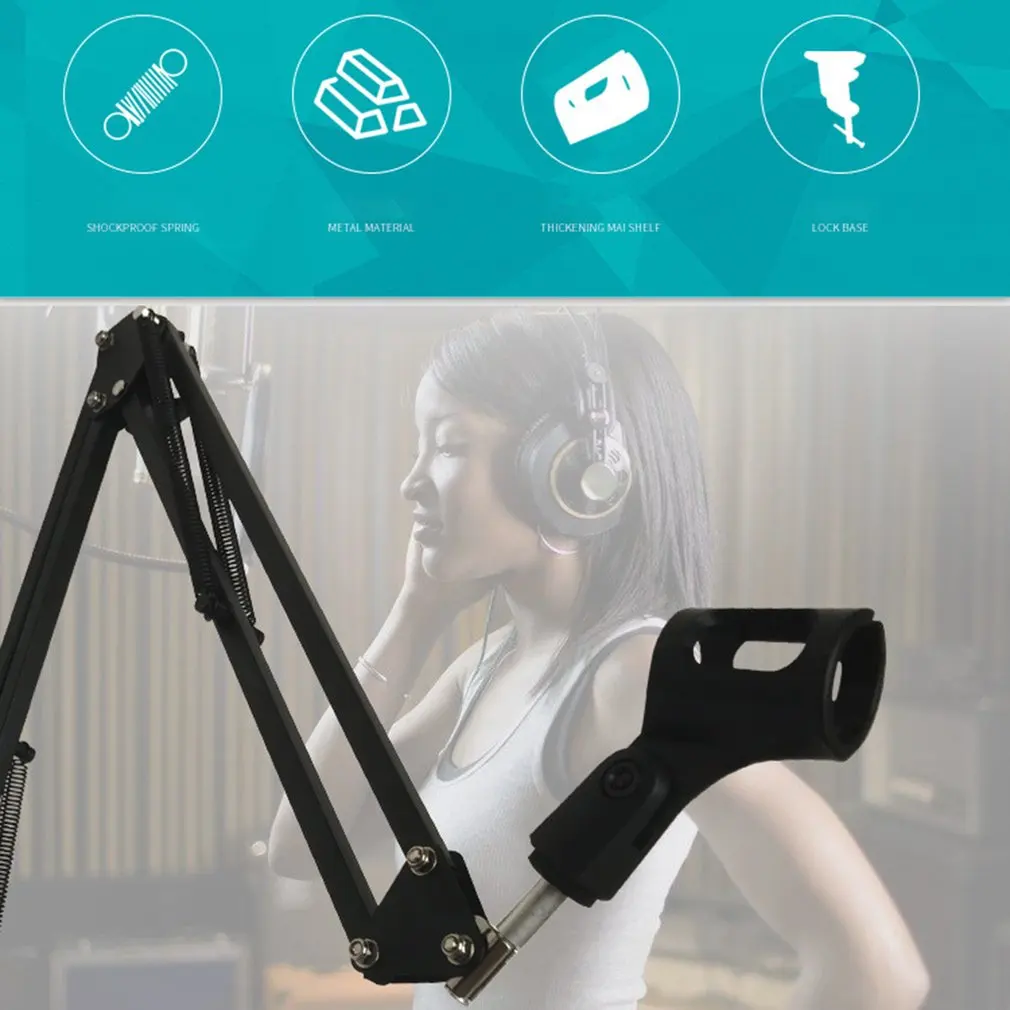 Microphone Stand Desktop Mic Clip Holder Tripod Nb35 Live Cantilever Bracket Universal Microphone Bracket dropshipping
Microphone Stand Desktop Mic Clip Holder Tripod Nb35 Live Cantilever Bracket Universal Microphone Bracket dropshipping