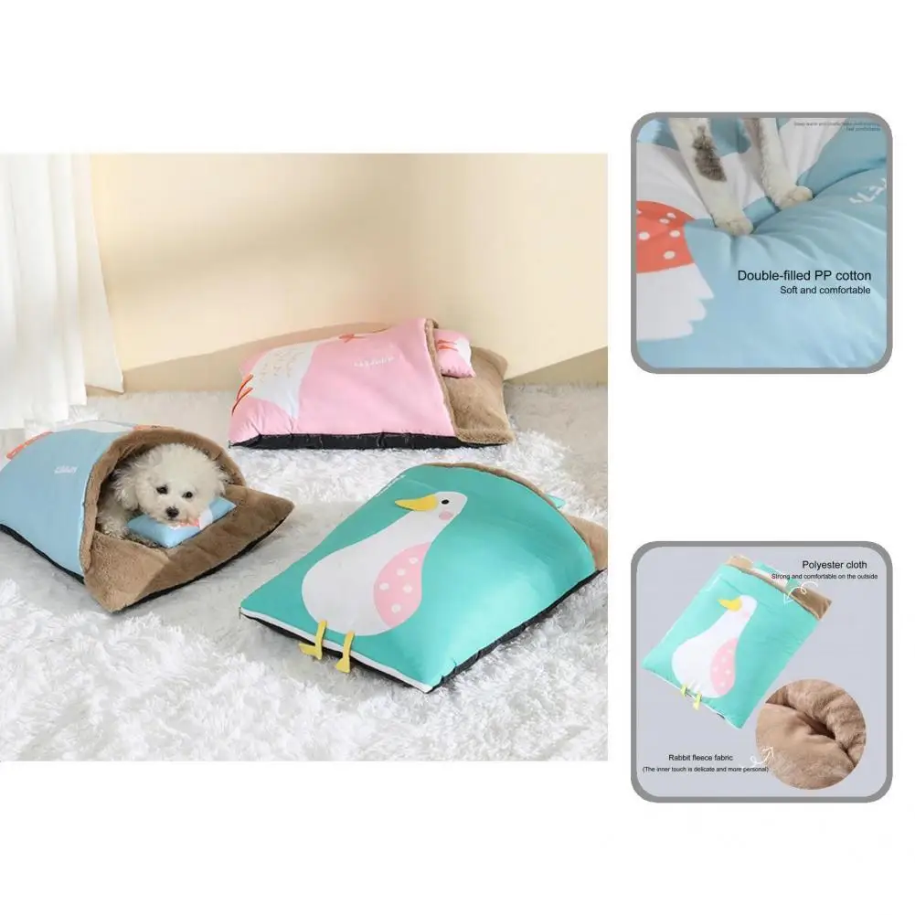 Adorable Cat Bed PP Cotton Padded Lightweight Duck Pattern Comfortable Dog Sleeping Bed Cushion Cat Nest Pet Nest
Adorable Cat Bed PP Cotton Padded Lightweight Duck Pattern Comfortable Dog Sleeping Bed Cushion Cat Nest Pet Nest