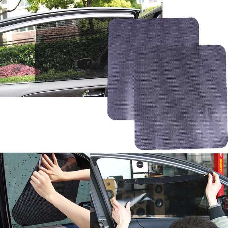 2 Pcs 42 * 38cm Car Styling Car Sunshade Electrostatic Stickers Auto Supplies Sun Block Sun-shading Stickers
2 Pcs 42 * 38cm Car Styling Car Sunshade Electrostatic Stickers Auto Supplies Sun Block Sun-shading Stickers