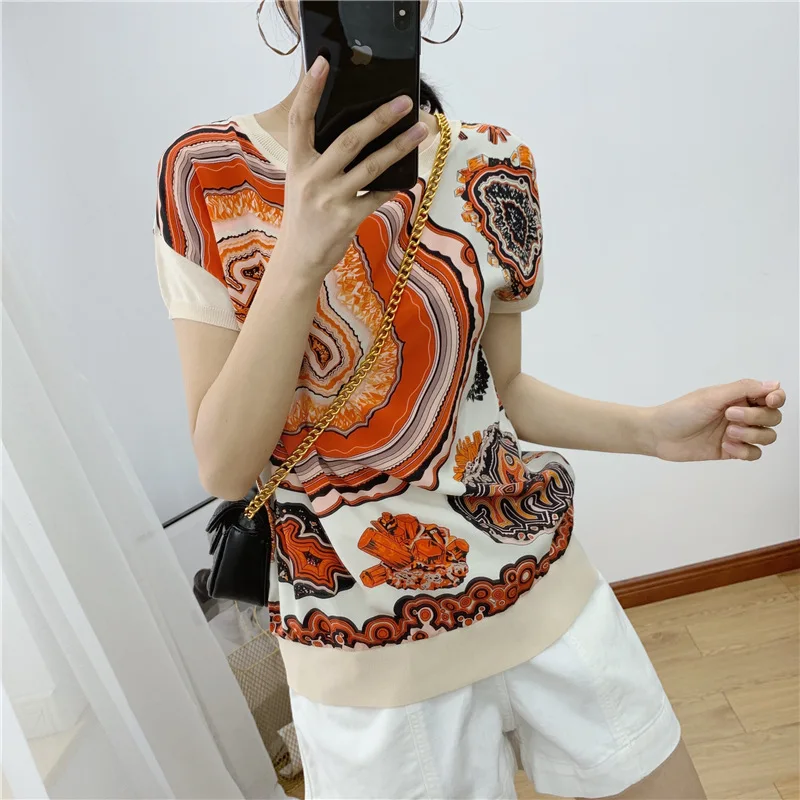 silk tops women's t-shirt orange horse floral casual short sleeve mulberry plus size 2020 spring summer high-quality free ship
silk tops women's t-shirt orange horse floral casual short sleeve mulberry plus size 2020 spring summer high-quality free ship