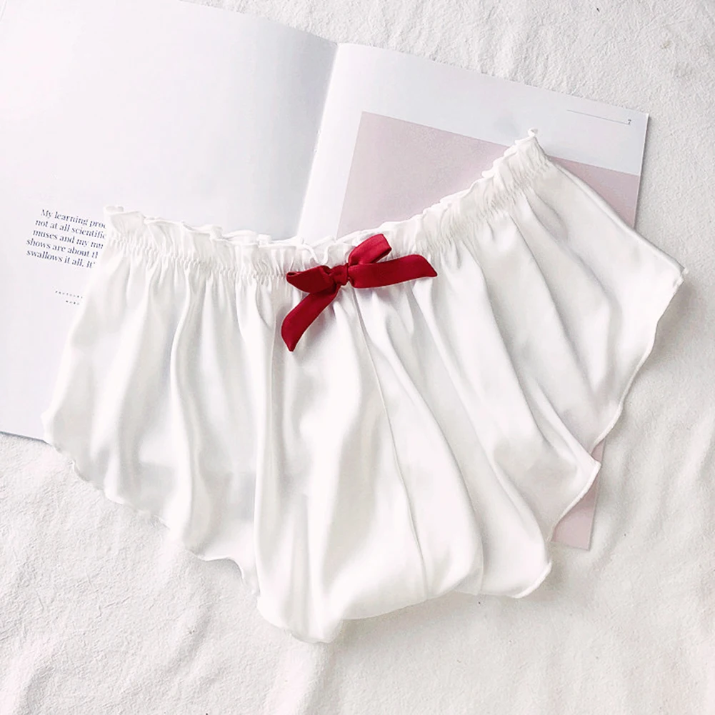 Female Sexy Satin Silk Panties Soft Smooth Breathable Comfortable Briefs Underwear Fashion Solid Color Plus Size Underpants 2021
Female Sexy Satin Silk Panties Soft Smooth Breathable Comfortable Briefs Underwear Fashion Solid Color Plus Size Underpants 2021