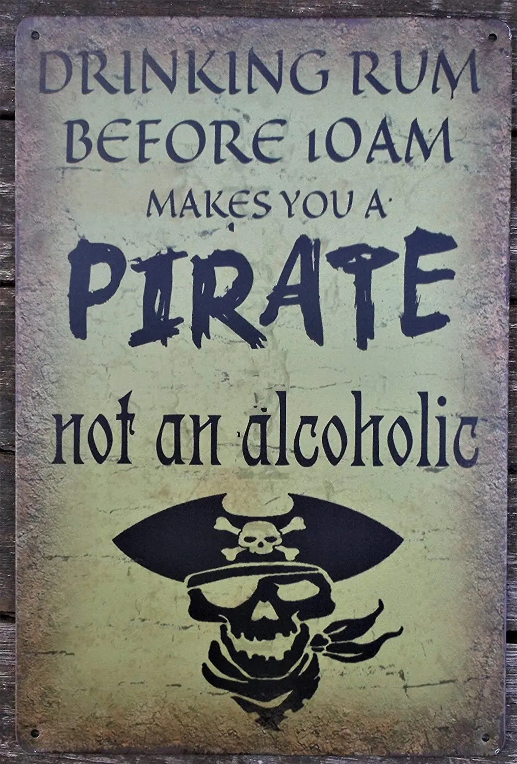 Pirate Retro Metal Tin Sign Plaque Poster Wall Decor Art Shabby Chic Gift Suitable 12x8 Inch
Pirate Retro Metal Tin Sign Plaque Poster Wall Decor Art Shabby Chic Gift Suitable 12x8 Inch