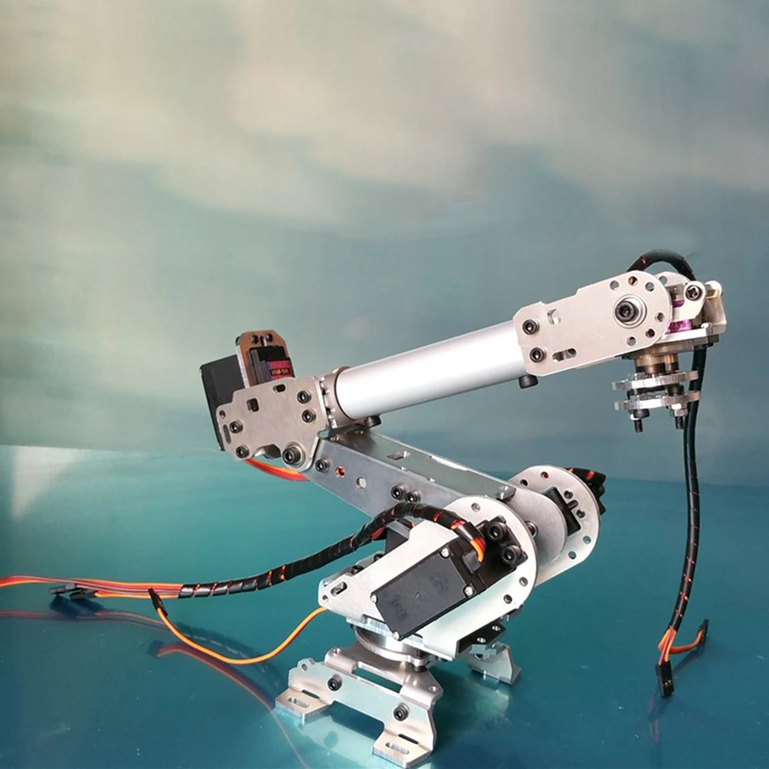 High Tech DIY 6DOF Mechanical Arm Robot Kit PS2 Remote Control Robot for Arduino Programmable Toys 2019 Gift
High Tech DIY 6DOF Mechanical Arm Robot Kit PS2 Remote Control Robot for Arduino Programmable Toys 2019 Gift