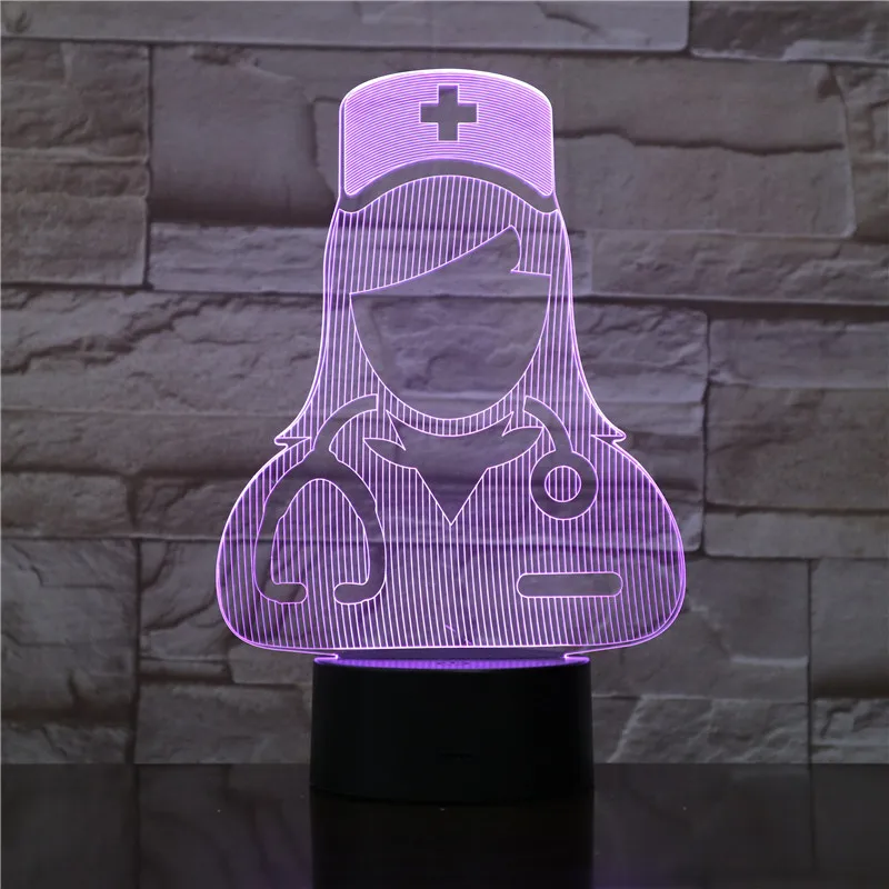 The Doctor and Nurse 3D Lamp Nightlight USB / Battery Operated Led Night Light Lamp Visual Light Effect Lovely Gift for Teenager
The Doctor and Nurse 3D Lamp Nightlight USB / Battery Operated Led Night Light Lamp Visual Light Effect Lovely Gift for Teenager