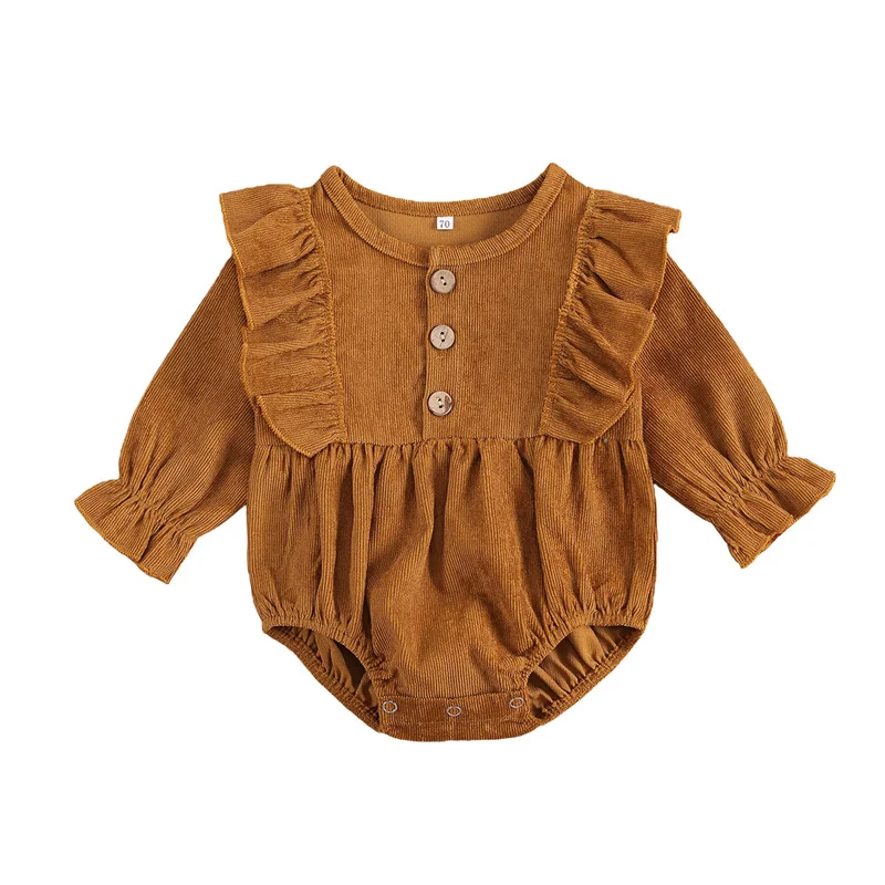 Newborn Infant Baby Girl Clothes Corduroy Halter Backless Jumpsuit Romper Bodysuit Sunsuit Outfits Set
Newborn Infant Baby Girl Clothes Corduroy Halter Backless Jumpsuit Romper Bodysuit Sunsuit Outfits Set