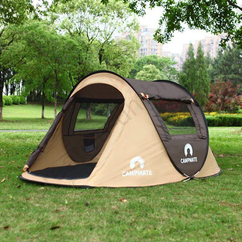 Складная палатка на 3 4 человек компактный тент для кемпинга защита от дождя