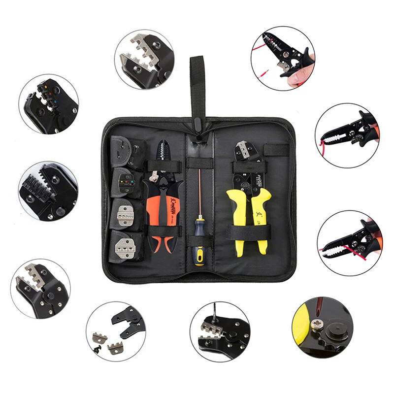 4 In 1 Multifunctional Wire Crimper Professional Ratcheting Terminal Crimping Cutting Pliers Terminals with Wire Stripper
4 In 1 Multifunctional Wire Crimper Professional Ratcheting Terminal Crimping Cutting Pliers Terminals with Wire Stripper