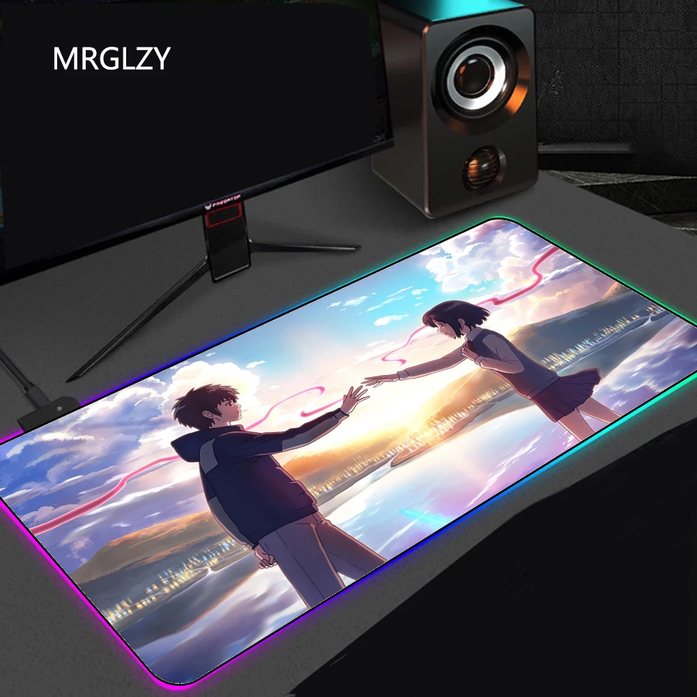 Anime Your Name Game RGB Mouse Pad LED Mouse Pad Soft Laptop Pad for CSGO Free Shipping Anime 35x90cm Small Mouse Pad
Anime Your Name Game RGB Mouse Pad LED Mouse Pad Soft Laptop Pad for CSGO Free Shipping Anime 35x90cm Small Mouse Pad