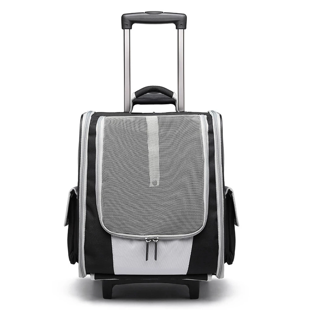 2021 Pet Carrier Cat Trolley Case Fully Ventilated Mesh Dog Backpack Portable Outdoor Detachable Wheeling Breathable Backpack
2021 Pet Carrier Cat Trolley Case Fully Ventilated Mesh Dog Backpack Portable Outdoor Detachable Wheeling Breathable Backpack