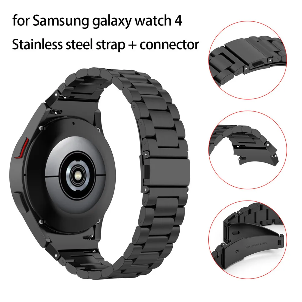 Solid Color Watchband Suitable For Samsung Galaxy Watch 4 40 42 44 46mm Metal Anti-fall Shockproof Replacement Watch Strap
Solid Color Watchband Suitable For Samsung Galaxy Watch 4 40 42 44 46mm Metal Anti-fall Shockproof Replacement Watch Strap