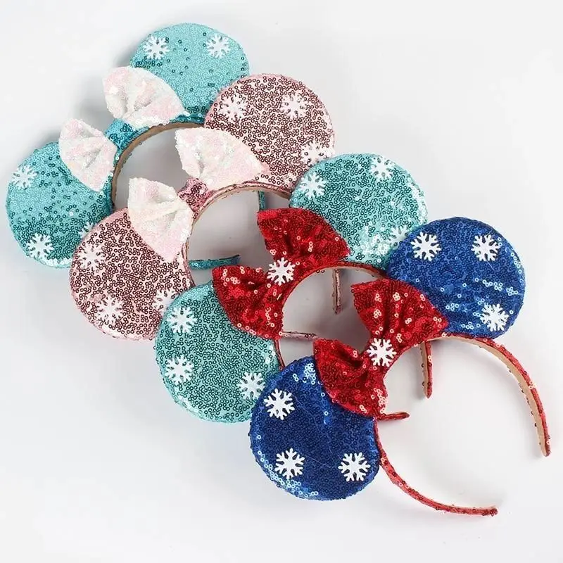 Disney Headband Frozen Snowflake Full Sequin Hair Accessories Shanghai Disney Headwear New Hairpin Accessories
Disney Headband Frozen Snowflake Full Sequin Hair Accessories Shanghai Disney Headwear New Hairpin Accessories