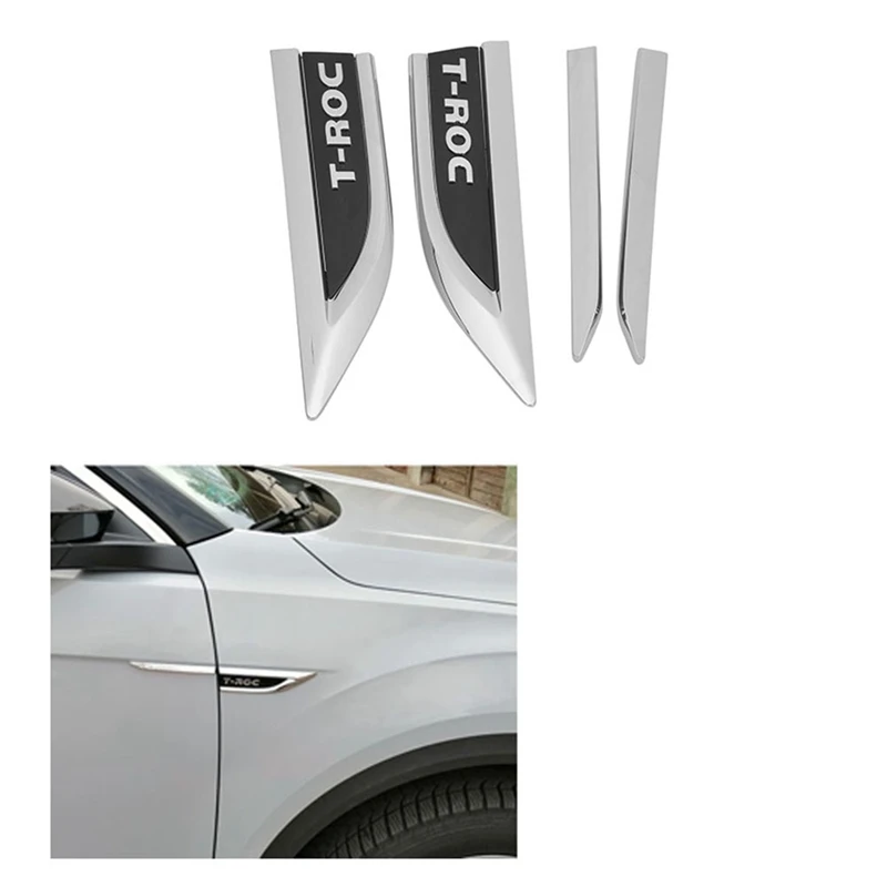 Door Side Wing Fender Emblem Badge Sticker Trim for T-ROC TROC 2018 2019 2020 2021
Door Side Wing Fender Emblem Badge Sticker Trim for T-ROC TROC 2018 2019 2020 2021