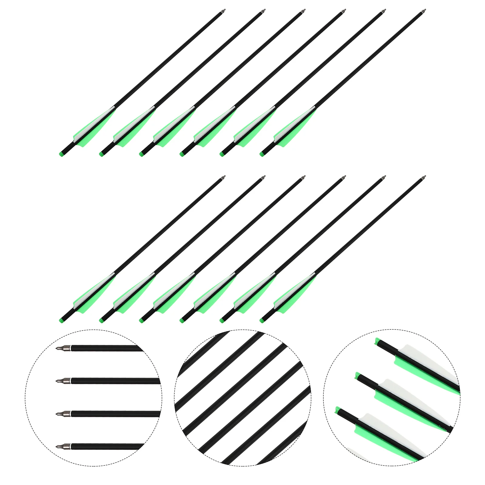 12 шт. стрелы для стрельбы из лука, стрелы для практики, карбоновая стрела со сменными наконечниками
12 шт. стрелы для стрельбы из лука, стрелы для практики, карбоновая стрела со сменными наконечниками