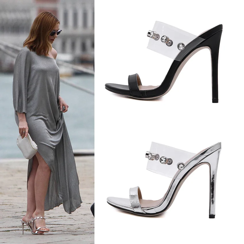 Rubber Slippers Slides Sandal Transparent With Rhinestones Sandals Leather Water Summer Ladies Heels New 2019 Female Clear
Rubber Slippers Slides Sandal Transparent With Rhinestones Sandals Leather Water Summer Ladies Heels New 2019 Female Clear