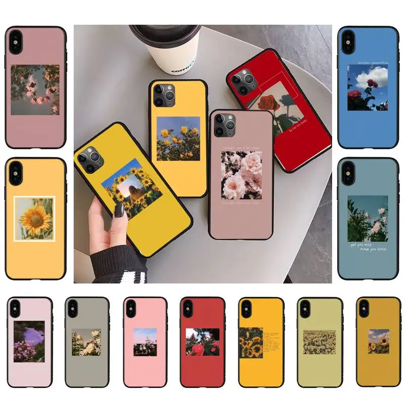 Flower Sunflower Rose Phone Case For iPhone 11 8 7 6 6S Plus X XS MAX 5 5S se 2020 11 12pro max iphone xr Back Coque 
Flower Sunflower Rose Phone Case For iPhone 11 8 7 6 6S Plus X XS MAX 5 5S se 2020 11 12pro max iphone xr Back Coque