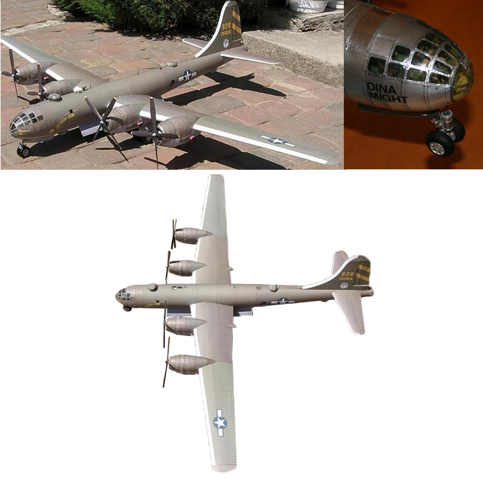 1:48 DIY 3D Paper Model Kit Toy Decoration B-29 Paper Airplane Toy Gifts
1:48 DIY 3D Paper Model Kit Toy Decoration B-29 Paper Airplane Toy Gifts