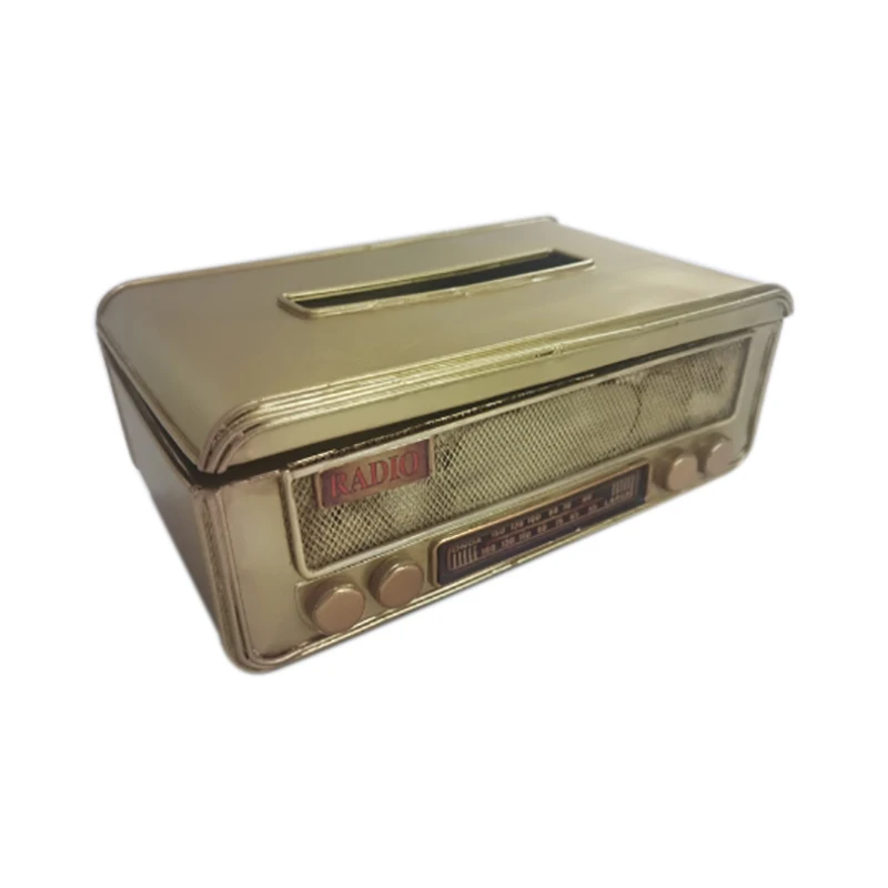 Retro Radio Shape Tissue Box Napkin Storage Box Container Tissue Holder Home Office Tissue Box,24.5X14.5X9cm
Retro Radio Shape Tissue Box Napkin Storage Box Container Tissue Holder Home Office Tissue Box,24.5X14.5X9cm