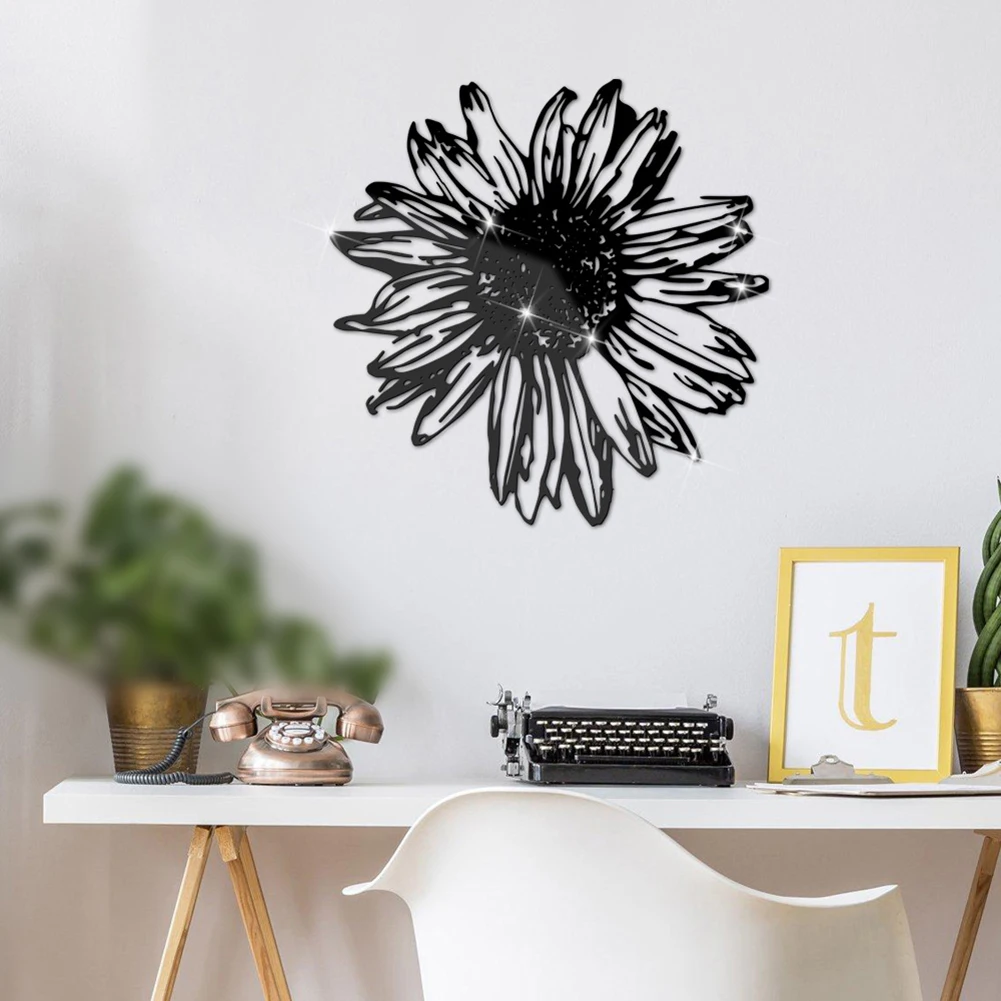 Sun Mirror Wall Sticker DIY Sun Flower Self Adhesive 3D Wall Decal Removable Mural Wallpaper For TV Background Art Home Decor
Sun Mirror Wall Sticker DIY Sun Flower Self Adhesive 3D Wall Decal Removable Mural Wallpaper For TV Background Art Home Decor