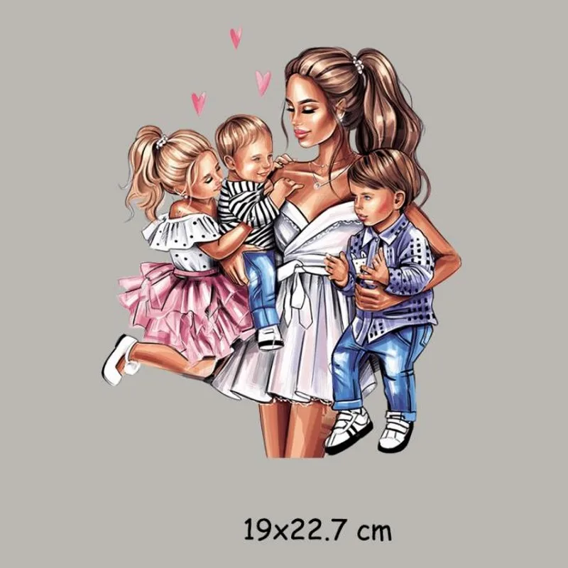 19x22.7cm New Cute Super Mom Baby Iron On Patches For DIY Heat Transfer Clothes T-Shirt Thermal Stickers Decoration Printing
19x22.7cm New Cute Super Mom Baby Iron On Patches For DIY Heat Transfer Clothes T-Shirt Thermal Stickers Decoration Printing