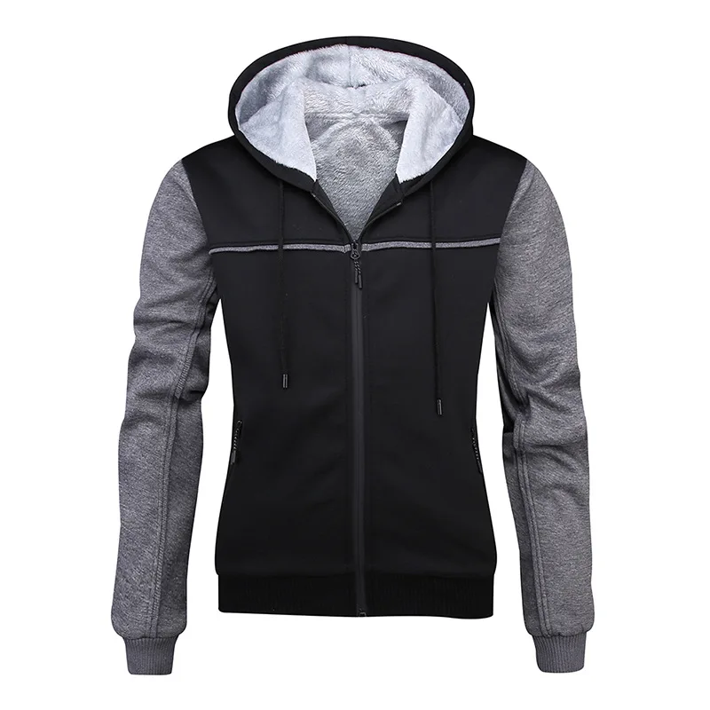 Explosion models plus velvet cotton jacket thick warm sweatshirt Winter new fashion casual zipper high-quality hoodies men S-XXL
Explosion models plus velvet cotton jacket thick warm sweatshirt Winter new fashion casual zipper high-quality hoodies men S-XXL