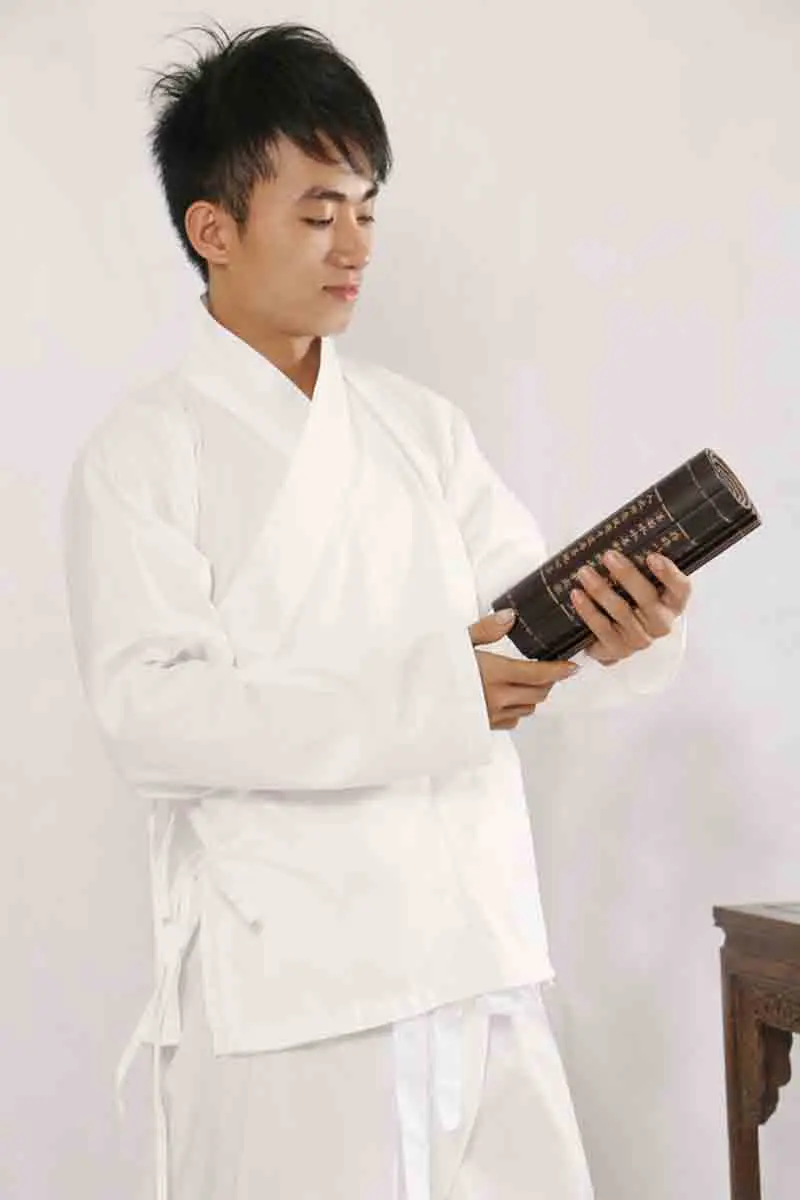 Базовый костюм Hanfu из чистого белого хлопка для мужчин и женщин, Базовая рубашка и брюки в старинном китайском стиле Hanfu большого размера для...
Базовый костюм Hanfu из чистого белого хлопка для мужчин и женщин, Базовая рубашка и брюки в старинном китайском стиле Hanfu большого размера для...