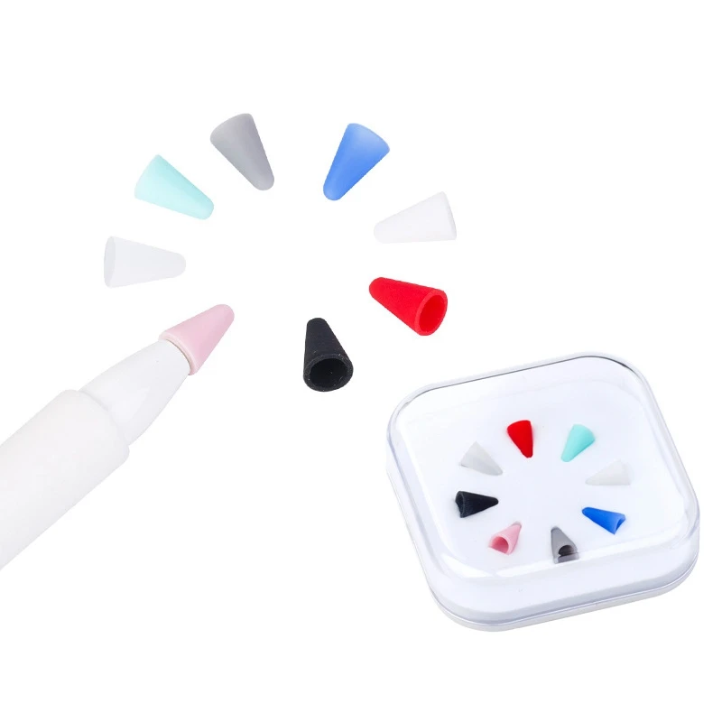 8-Color Electronic Pen Tip Cover Silicone Protective Cover Anti Slip and Mute, for Apple Pen Tip Generation I and Ii
8-Color Electronic Pen Tip Cover Silicone Protective Cover Anti Slip and Mute, for Apple Pen Tip Generation I and Ii