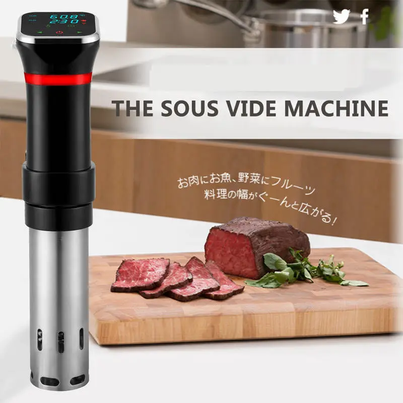 Kitchen low temperature slow cooking IPX7water-proof vacuum pot dip circulator precision cooking with LED digital display
Kitchen low temperature slow cooking IPX7water-proof vacuum pot dip circulator precision cooking with LED digital display